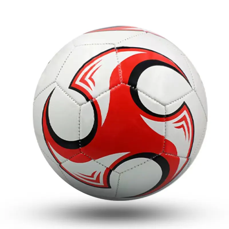 Misura materiale personalizzato a basso prezzo all'ingrosso in gomma e PVC 1-5 pallone da calcio in PVC pallone da calcio