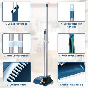 Balai à long manche avec pelle à poussière 20 °   Angulaire pour une ergonomie optimale - Product Image 2