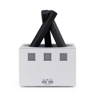 白色方形篝火空气机精油冷雾彩色闪光油火焰扩散器水疗家庭酒店办公室 - Product Image 5