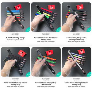 Correas de Batería Lipo con Agarre de Goma Antideslizante de 20 mm de Ancho RJXHOBBY para Drones de Carreras FPV RC de Largo Alcance - Product Image 6