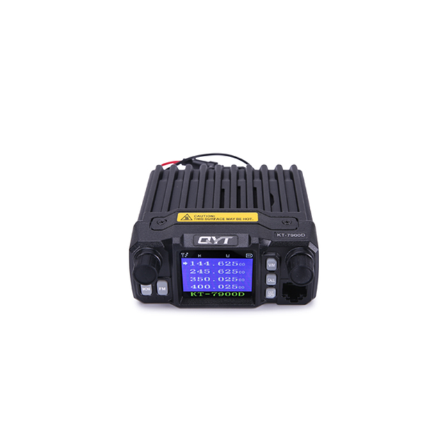 QYT KT-7900D Long Range Mini Mobile Car Radio Communication 25W 200 Channel VHF UHF Quad Band 144/220/350/440MHz IPX6 Water