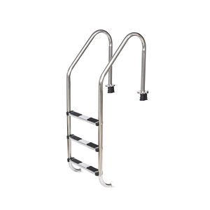 Removable Swimming Pool Ladder Detachable Pool Entry Ladder With Locking Pin And <b>Security</b> <b>Bar</b> For Above Ground Pool - Product Image 1