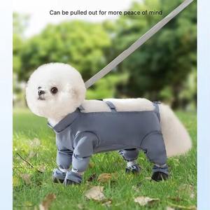 Pantaloni Protettivi Versatili Antipolvere per Animali Domestici, Impermeabili per Esterni, Copertura Addominale Solida per Cani Teddy <span class=keywords><strong>Bichon</strong></span> - Product Image 5