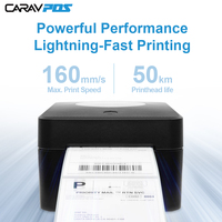 Mitra Manufaktur Printer Label 4 Inci POS Thermal 104mm 160mm s 203DPI Untuk Label Dapur Restoran Dan Tag Makanan