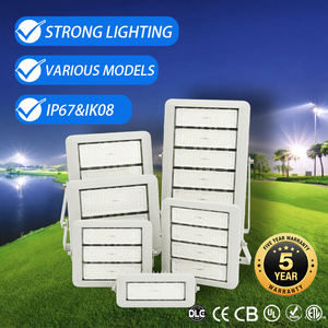 Projecteur à mât haut LED Xindeco IP67 60-300W 120-160lm/W Aluminium 100-277VAC 3000-6500K Garantie 5 ans Lumière de jardin extérieure - Product Image 1