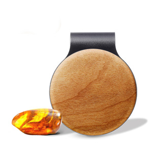 Ambientador de madera para coche con clip para visera, difusor de aroma colgante, eliminador de olores de larga duración para coche <span class=keywords><strong>o</strong></span> hogar, aroma Grove - Product Image 1