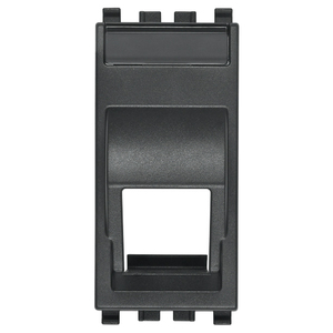 Adaptateur RJ45 coudé gris, longueur 2,2 pouces, longueur 4,9 pouces, hauteur 2,6 pouces, connecteur - Product Image 1