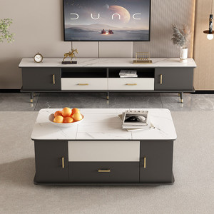 Tavolino da Caffè Completamente Automatico Intelligente con Altezza Regolabile, Supporto Mobile e Bollitore Integrato, Piano in Ardesia - Arredamento Domestico di Lusso Leggero - Product Image 5