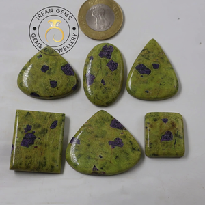 Lot en gros de cabochons en Atlantisite Stichtite 100% naturelle de haute qualité, pierres précieuses brutes de guérison pour la fabrication de bijoux - Product Image 3