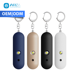 Phụ nữ chống tấn công báo động còi báo động Keychain Bling tự vệ cá nhân âm thanh báo động với ánh sáng - Product Image 1