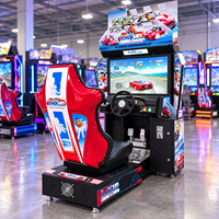 Machine de jeu d'arcade de course automobile Outrun de 32 pouces, simulateur de conduite à monnayeur, vente en gros d'usine