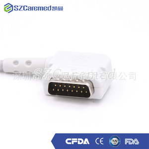 Compatible avec le câble ECG Kenz à 10 fils pour appareil ECG Lingqian, câble intelligent à connecteur banane - Product Image 3