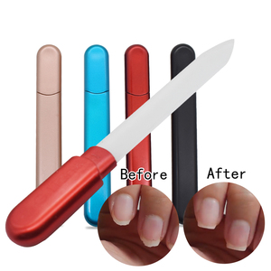 2024 New Merchandise in Stock Etched Double Sided Crystal Glass Nail File