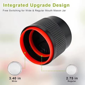 Sellador Automático de Frascos Mason USB, Nuevo, para el Hogar, Bajo MOQ, Venta al por Mayor de Fábrica, Sellado al Vacío para Conservación de Bebidas y Kimchi Enlatado - Product Image 6