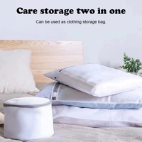 Nouveau sac de machine à laver le linge jumbo en maille polyester écologique personnalisé à usage domestique écologique