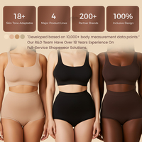 S-SHAPER Bragas Moldeadoras Sin Costuras de Cintura Alta con Tira de Silicona Antideslizante, Levantador de Abdomen, Cadera y Glúteos, Faja Corsé