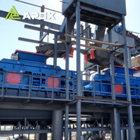 Concasseur à rouleaux hydraulique double APEX professionnel pour l'extraction minière de minerai de cuivre, granulométrie uniforme, capacité de 30 à 300 t/h