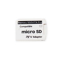 AOLION Ultimate Version SD2Vita 6.0 Adaptateur de carte mémoire Coque plastique pour PS Vita PSV 1000/2000 Sac de jeu filaire inclus