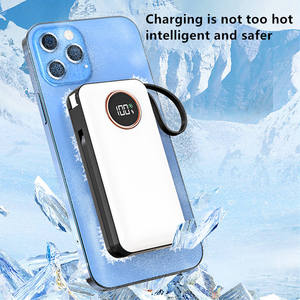 畅销新产品2025 PD20W便携式电源组20000毫安时电源组，内置电缆C型端口 - Product Image 6