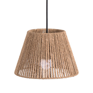 Pantalla de lámpara de papel retro en forma de campana, color caqui, ecológica, para escaparates, cafeterías, restaurantes, hoteles, iluminación decorativa - Product Image 5