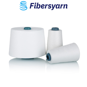 100% <span class=keywords><strong>Polyester</strong></span> Spun sợi ne16/1 nhuộm nhiều màu nguyên trắng dệt sợi đan dệt may vòng kéo thành sợi xoắn may - Product Image 4