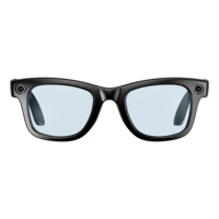 Lunettes intelligentes avec caméra pour l'enregistrement photo et vidéo, reconnaissance de photos par IA ChatGPT, questions et réponses, traduction en direct, appels par écouteurs Bluetooth