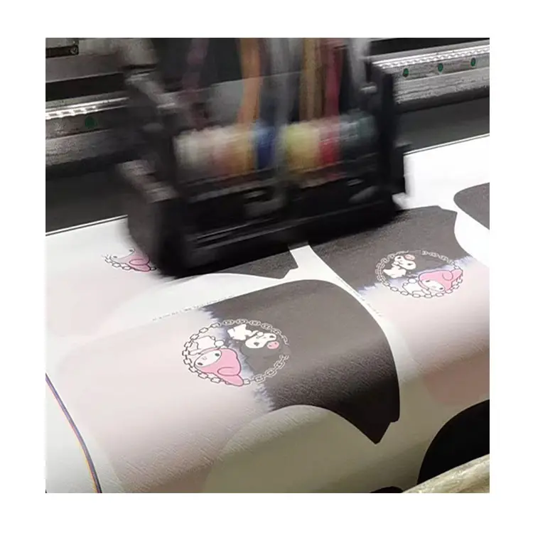 Basso MOQ PVC PU Custom 3D /UV stampa digitale artificiale tessuto in pelle di vinile sintetico per la realizzazione di borse fai da te materiale per cucire