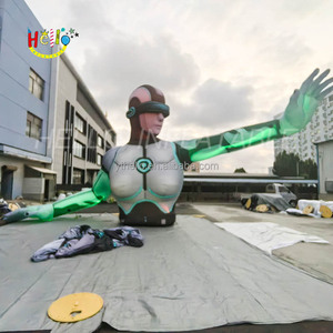 Music Concert Stage Decorations Custom <strong>Giant</strong> Inflatable AI Robot Head <strong>Balloon</strong> Party Events Inflatable Decorations - Product Image 6