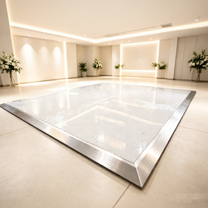Panneaux de plancher de danse blancs en contreplaqué avec cadre en aluminium pour événements de mariage, vente en gros - Product Image 1