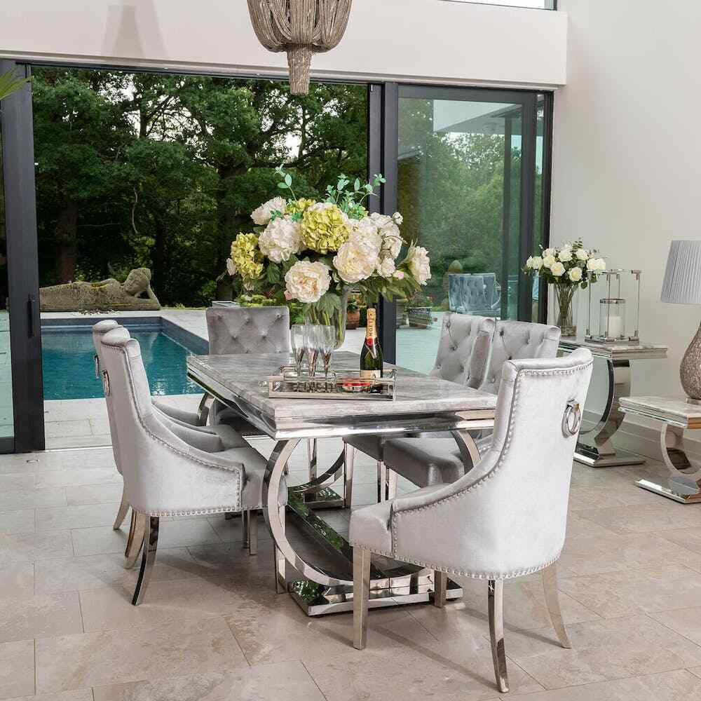 dining table set chairs modern