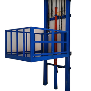 Hochwertiges Industrie lager Fracht aufzug Fördersystem, Führungs schiene Vertikaler Güter aufzug - Product Image 4