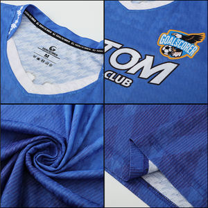 Commercio all'ingrosso personalizzato 100% poliestere adulti maglia da calcio camicie Mens uniforme da calcio Jersey Shirt Youth Football <span class=keywords><strong>Kit</strong></span> X751 - Product Image 4