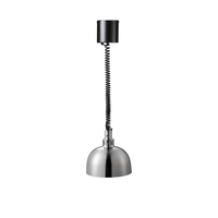 Lampe chauffante infrarouge électrique en acier inoxydable pour la restauration, vente directe du fabricant, idéale pour les restaurants, les buffets et les services de traiteur