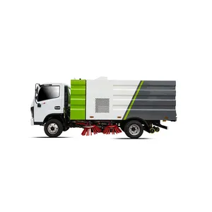 New dongfeng road sweeper truck 4*2 city cleaning Road Sweeper Trucks 9 cbm road sweeper and washing truck