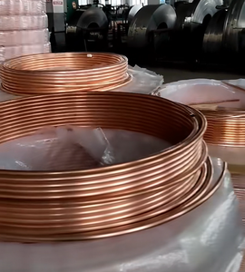 Tubos de Cobre de Alta Calidad, Alta Resistencia y Resistentes a la Tensión que se Pueden Utilizar en el Campo de la Decoración Arquitectónica - Product Image 1