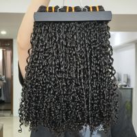 Extensions de cheveux humains vierges vietnamiens non traités, double trame, bouclés style Pixie, 100 % cheveux naturels, fournisseur de cheveux bruts