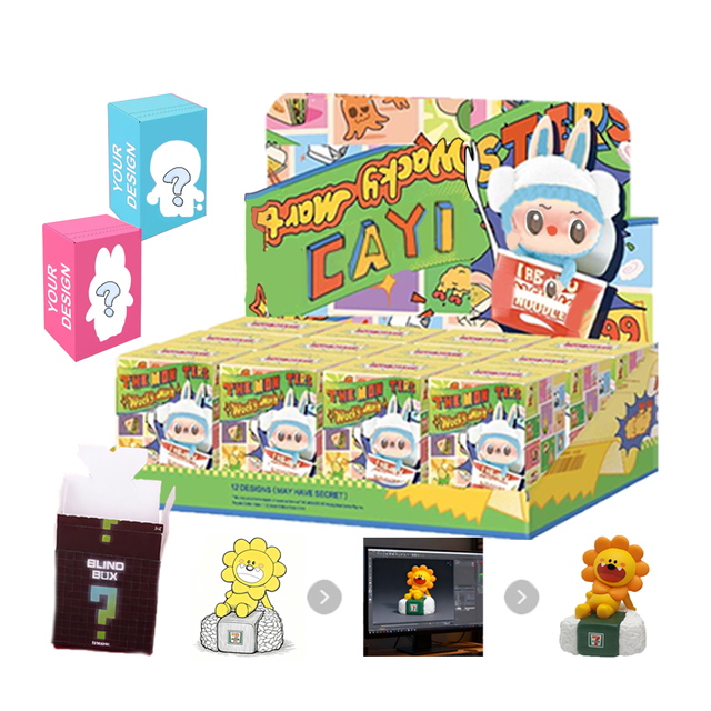 Factory Make Your Own Blind Box Toys Custom Blind Boxes Toys Designer Figures with Packaging Custom Toy Build Block Manufacturer