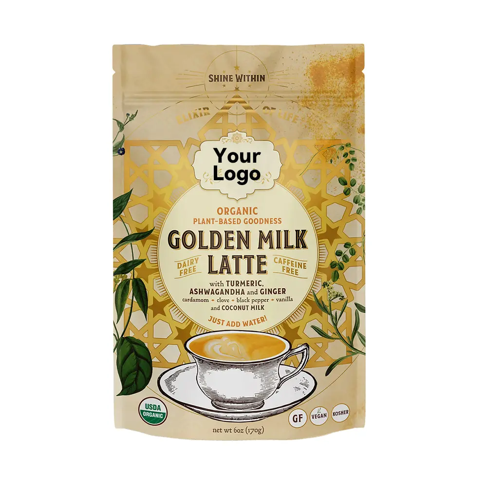Private Label Superfood Strengthen Immune System Golden Milk Powder Turmeric Cinnamon Latte