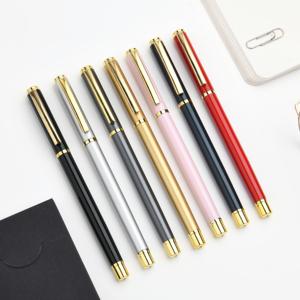 Bolígrafos de Metal de Alta Gama con Logotipo Personalizado, Tinta Negra, Ancho de Escritura de 0.5 mm, Nuevo Diseño, Bolígrafos para Firmar para Uso en Oficina y Escuela - Product Image 4