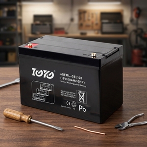 ESG卸売価格ソーラーエネルギー貯蔵システム<span class=keywords><strong>12V</strong></span> 100Ah 120Ah 200Ah充電式ディープサイクルゲルバッテリー家庭用ゴルフカート玩具 - Product Image 1
