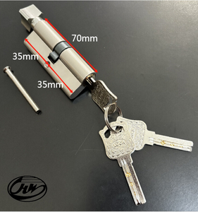 Cheap Single Open Aluminum-coated Zinc Black Interior <strong>Door</strong> Lock Cylinder with <strong>Knob</strong> and 3 Keys - Product Image 6