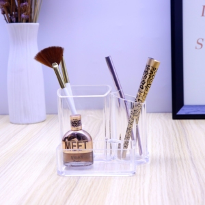 Wholesale Clear make up brush Manufacture Acrylic Makeup Cosmetic Organizer - Product Image 3