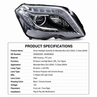 Phare avant au xénon OE 2048202339 2048200839 Remplacement direct pour Mercedes-Benz GLK X204 W204 2012-2015