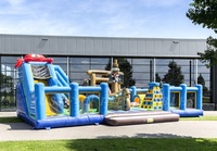 Bon marché gonflable de thème de mer centre de jeux, aire de jeux gonflable pour enfants