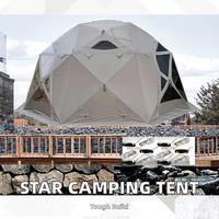 Tenda Camping Outdoor Baru untuk 3-4 Orang, Bahan Oxford, Empat Musim, Lapis Ganda, Tahan Air, Portabel, Lipat, Tiang Aluminium, Satu Kamar Tidur