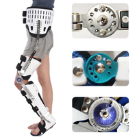 Genou Cheville Pied Soutien Fixe Réglable Membre Inférieur Orthèse Cuisse Fracture Soutien Postopératoire Cheville Réhabilitation Dispositif