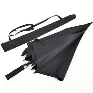 Parapluie de golf coupe-vent double couche haute densité avec protection UV, ouverture semi-automatique, impression de logo personnalisable - Product Image 1