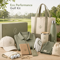 Set de regalo de golf personalizado con accesorios de ropa con logotipo, artículos promocionales para eventos de clubes y promociones de marcas