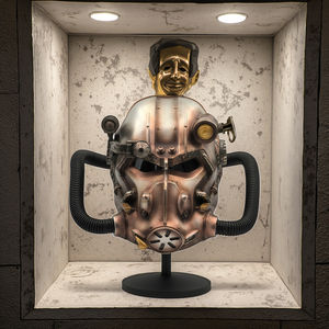 2025新着高品質フルフェイス樹脂ヘルメット放射線駆動装甲通気性コスプレ小道具パーティー用 - Product Image 6