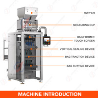 Multilane Stick Pack Sachet White Sugar Packaging Machine Automatic 4 Lane Vertical 5g Sugar Packing Machine
